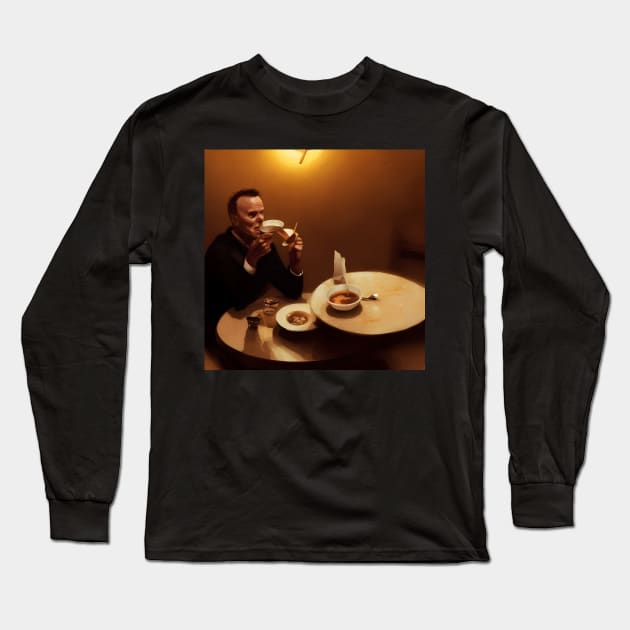 The soup IS THE MEAL!! Long Sleeve T-Shirt by Surrealfeld